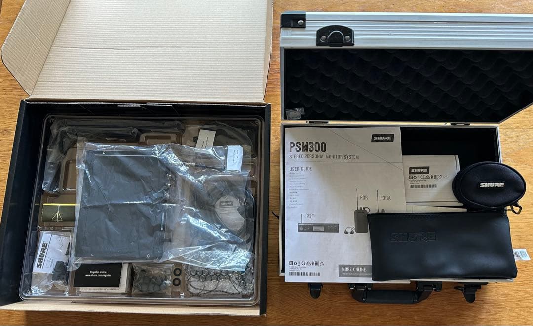 送料無料。 SHURE PSM300 イヤホン付属 キャリーケース付属 豊富な品揃え。