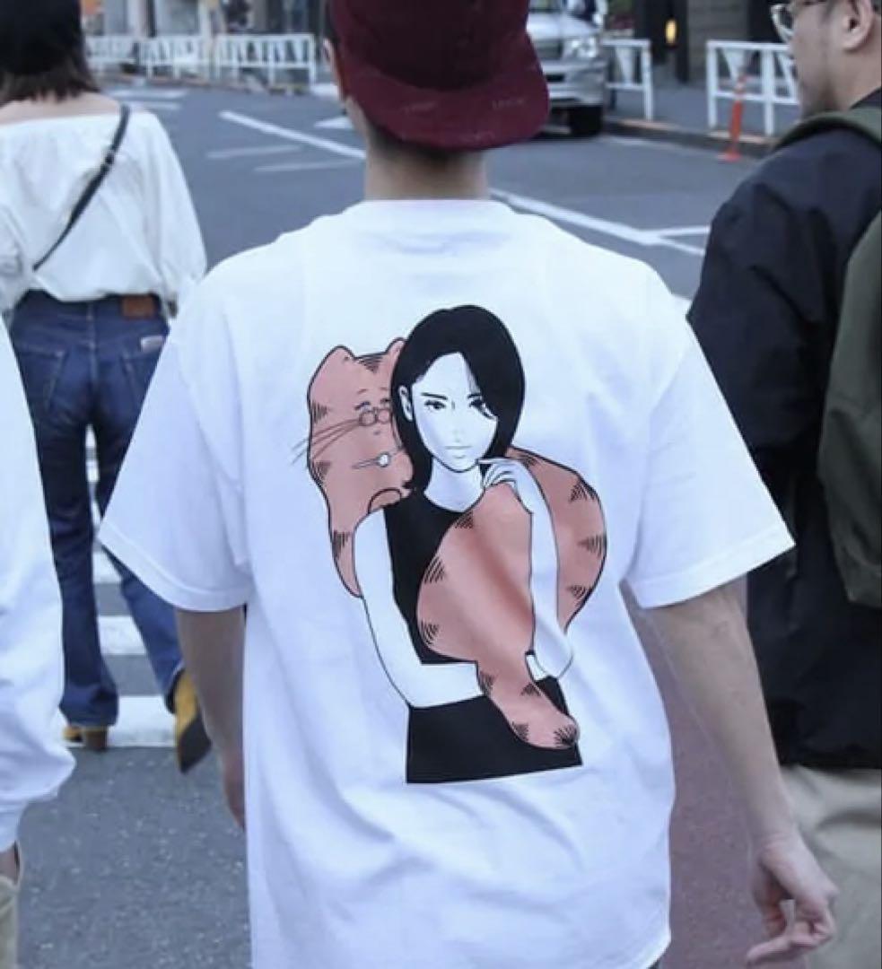MIN-NANO CAT GIRL Tee kyne コラボXL