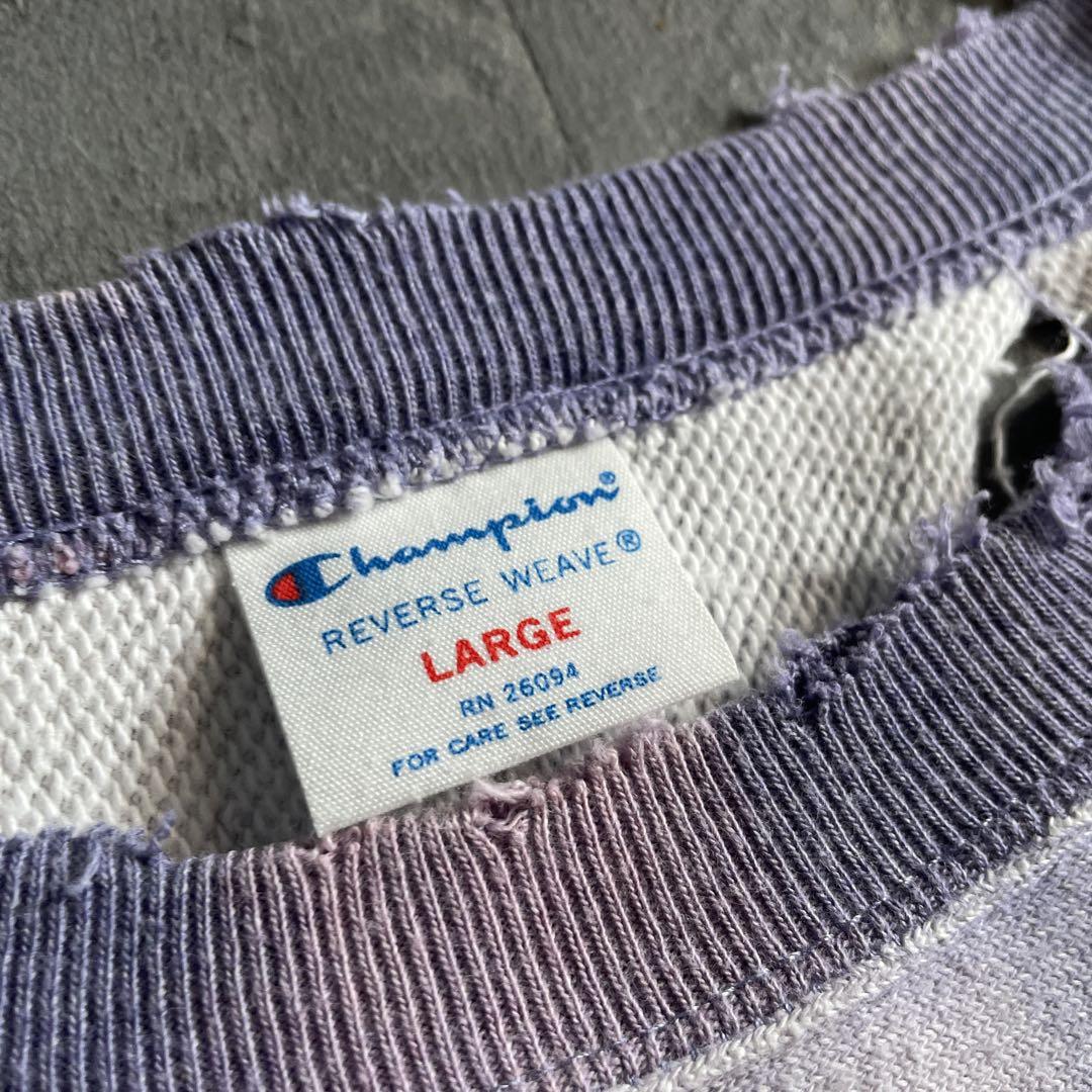 reverse weave ナンバリング“鬼フェード“boro sweat
