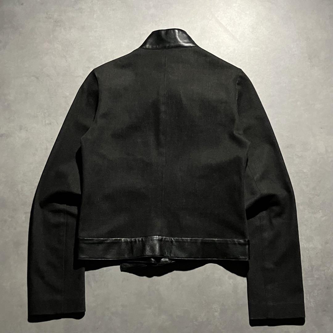 ジャケット・アウター VIVIENNE TAM denim lether jacket y2k