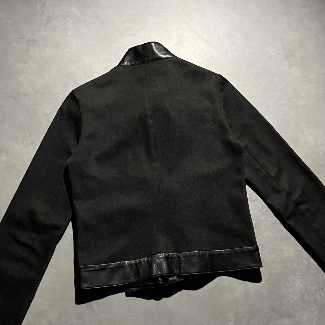 ジャケット・アウター VIVIENNE TAM denim lether jacket y2k