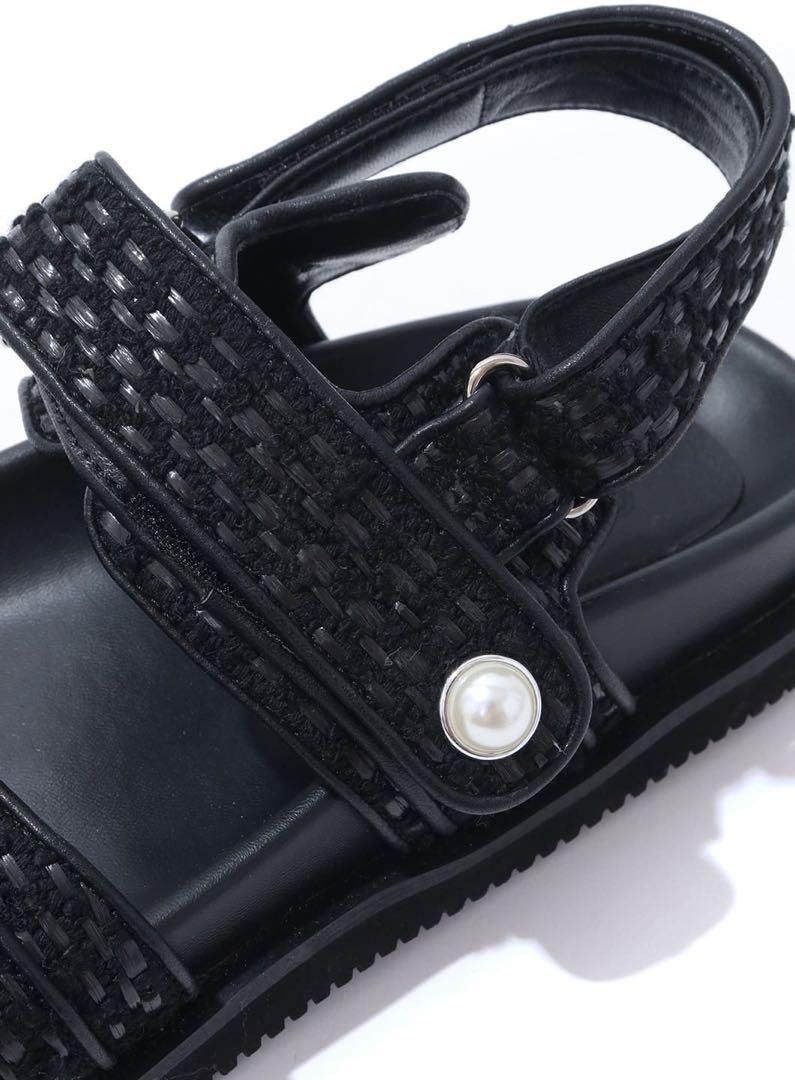 美品】 定価20,900円 COEL パールスポーツサンダル 黒 39 - メルカリ