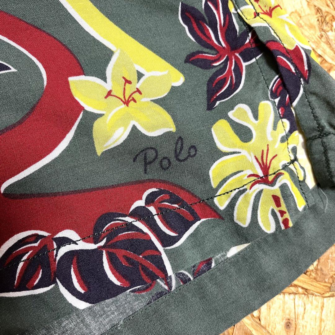 【超希少】 90s POLO SPORTS ポロスポーツ アロハシャツ レーヨン