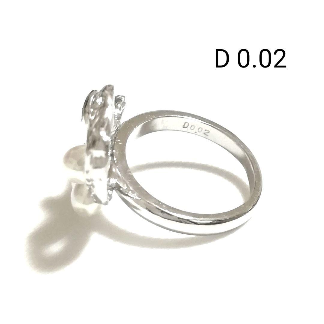 【Pt900】プラチナダイヤリング✨指輪　約9号　パールリング 楽天市場】【ポイント10倍】パールリング 真珠リング 南洋白蝶