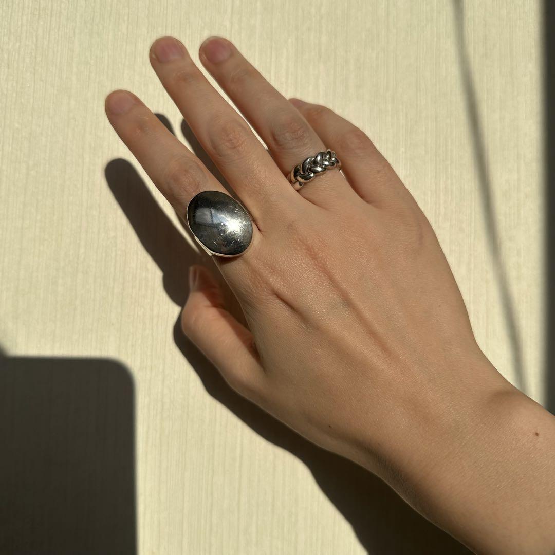 ヴィンテージ！ Sterling Silver Oval リング