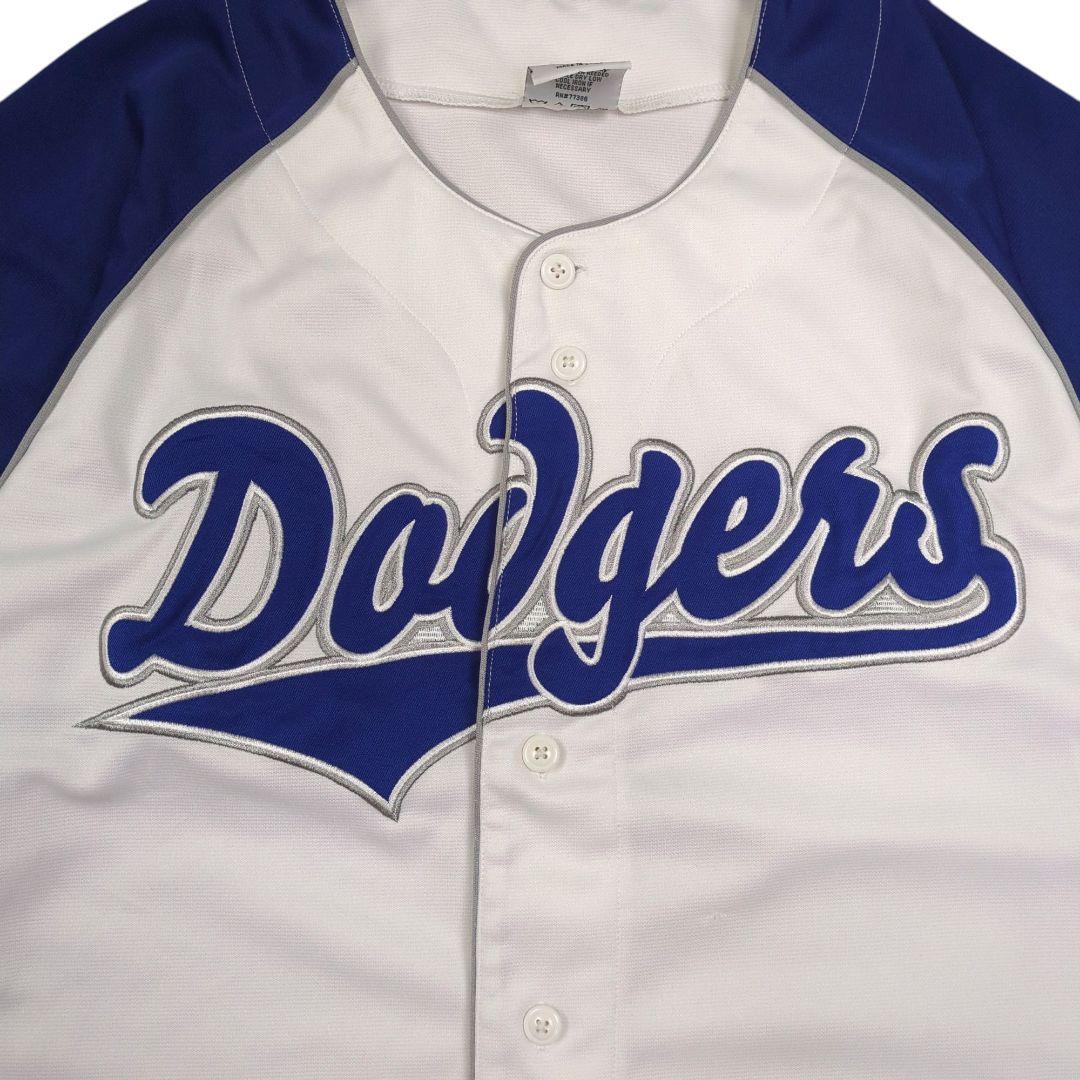Los Angeles Dodgers ゲーム シャツ メジャー ロゴ 白 青
