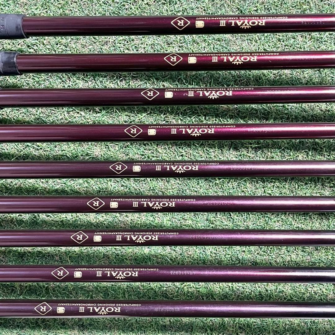 マジェスティ MAJESTY ROYALⅢ アイアンセット 9本 R 右用 良品 マジェスティ MAJESTY ROYALⅢ アイアンセット 9本 R 右用 良品