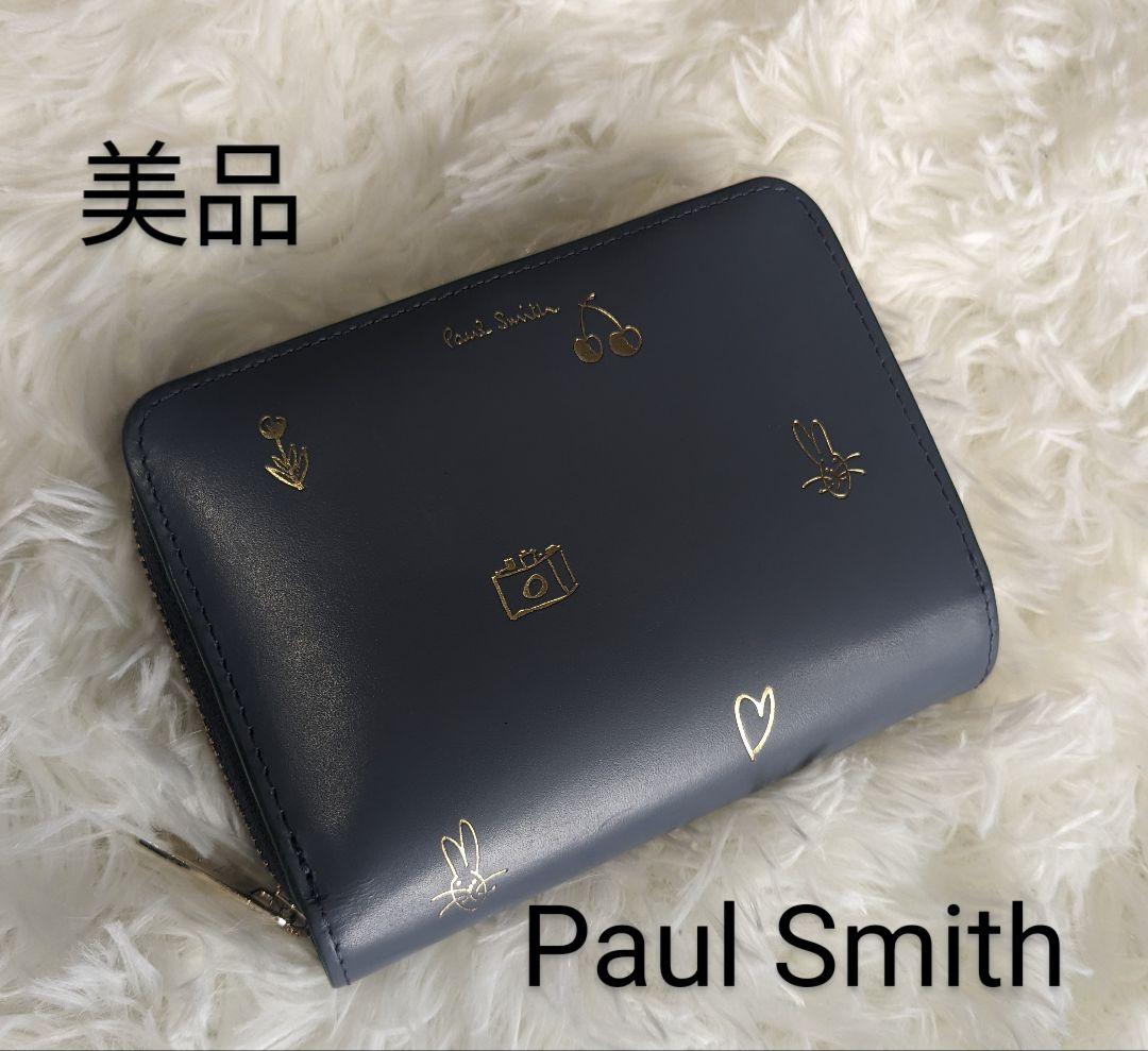 【美品】ポールスミス Paul Smith ドゥードゥル ジップ 財布