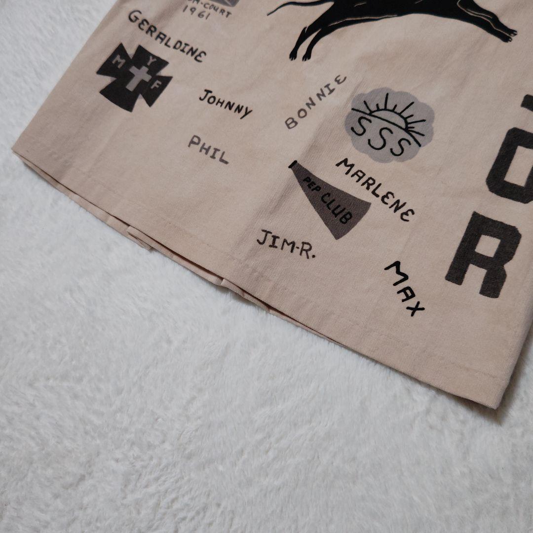 【福袋セール】 BEAMS ベージュ スカート メモリアルプリント ビームスボーイ BOY スカート