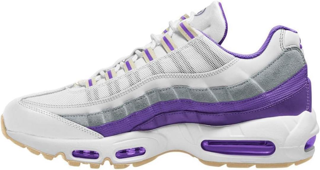 27cm ナイキ エア マックス 95 AIR MAX 白 紫 パープル