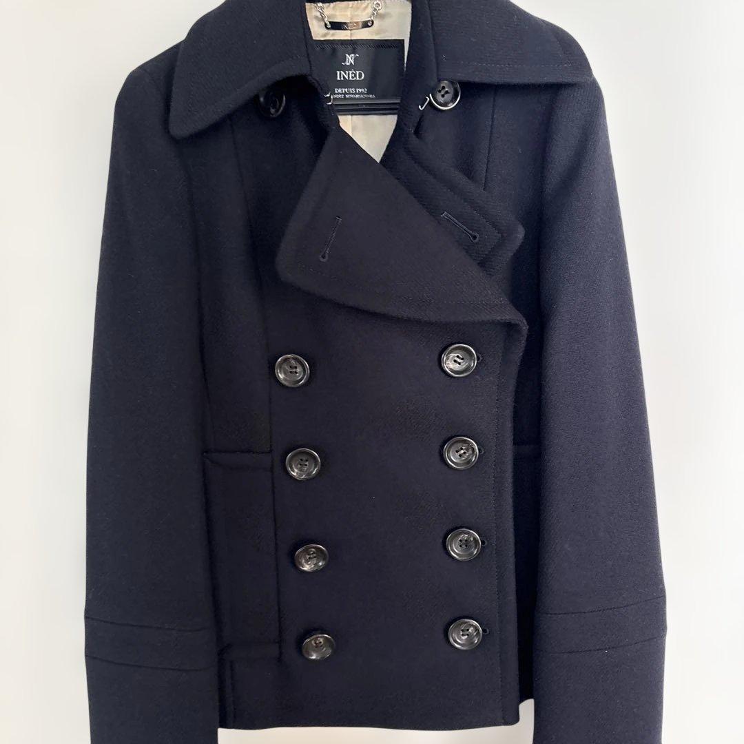 ダブルブレストピーコートS INED