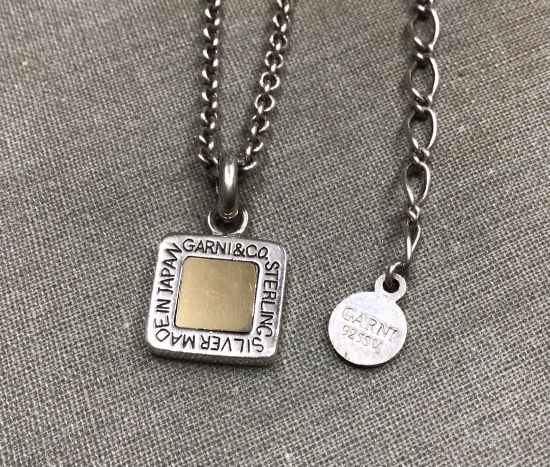 GARNI ガルニ SV925 x K18 シルバーネックレス 限定品 - メルカリ