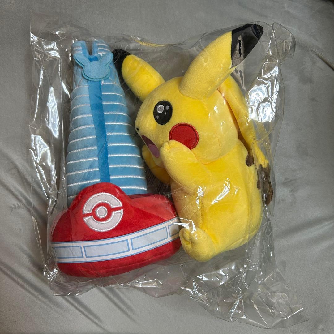 韓国限定　ポップアップ　ポケモン　ピカチュウ　コラボ　ぬいぐるみ　大　おまけ付