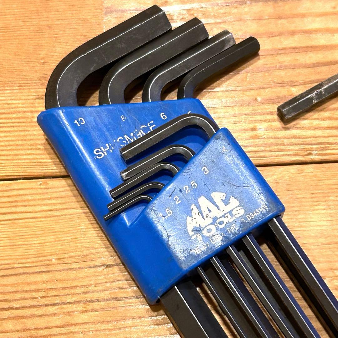 Mac Tools TRUSCO Hex Wrench Metric Set ⑦