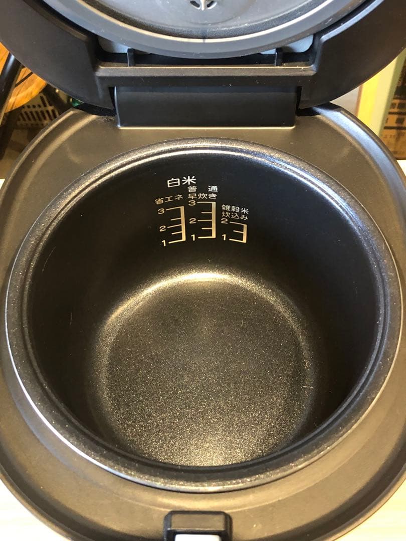 YAMAZEN マイコン炊飯ジャー 炊飯器 2024年製 YJR-DM051 黒 BC2206420709