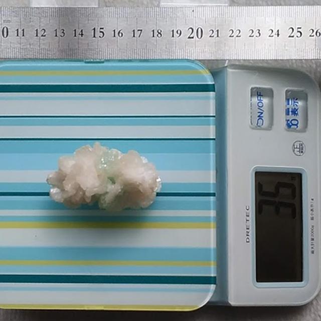 35g　グリーンアポフィライト　涼やかな緑　アポフィライト