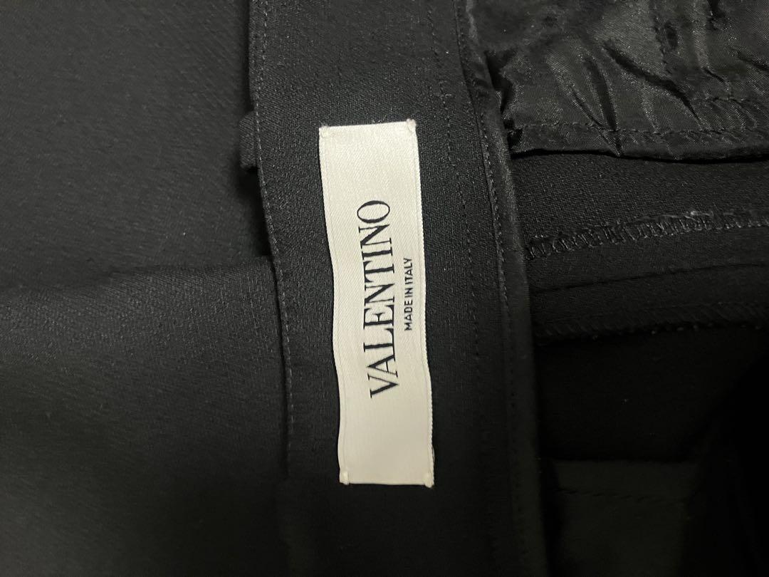 valentino ワイドスラックス ヴァージンウール×シルク 配送商品