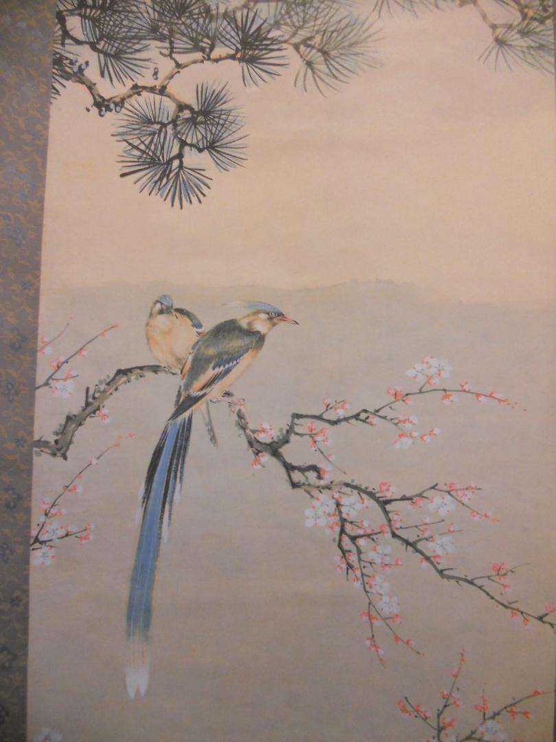 爆買いセール 掛け軸 田崎草雲 花鳥山水 絹本 名品 複製 希少 軸装 茶道具 掛軸 美品 VwY4W-m15838228548 定番送料無料