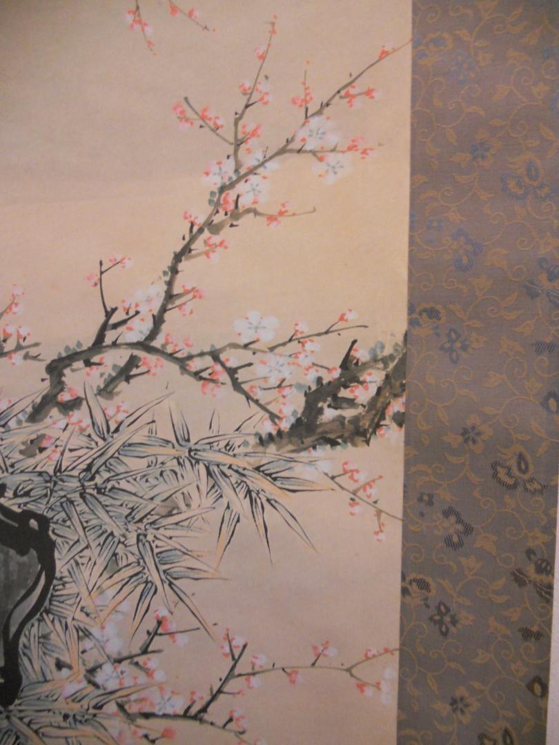 爆買いセール 掛け軸 田崎草雲 花鳥山水 絹本 名品 複製 希少 軸装 茶道具 掛軸 美品 VwY4W-m15838228548 定番送料無料