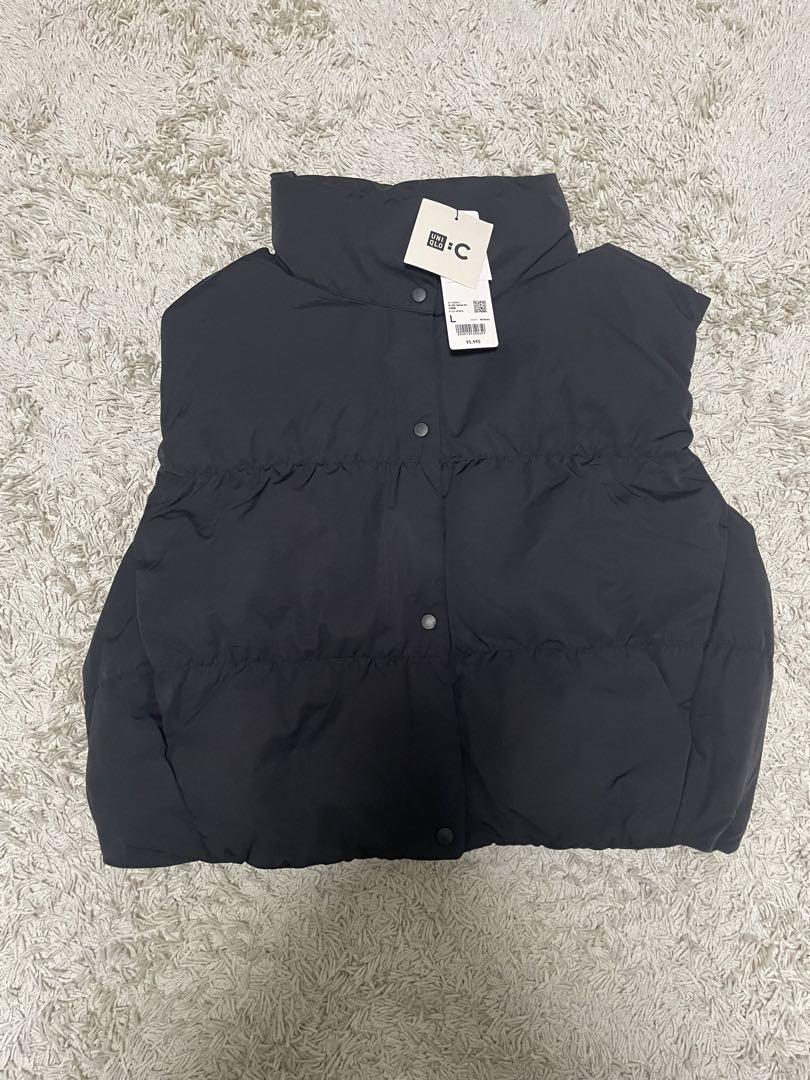 【新品】UNIQLO:C  ダウンクロップドベスト