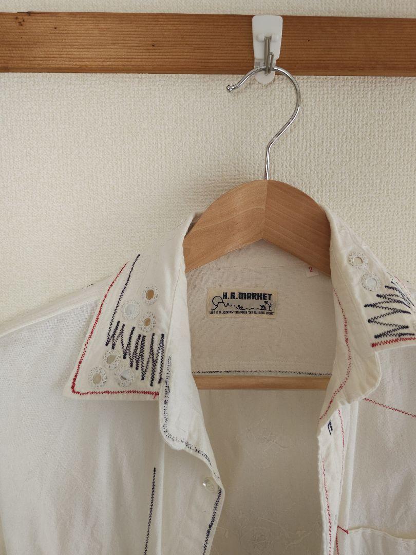 H.R. MARKET 刺繍シャツ　ハリウッドランチマーケット