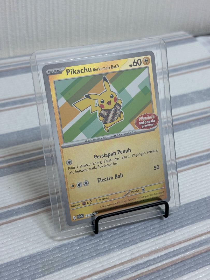 HOLO】ポケモンカード プロモ ピカチュウ インドネシア