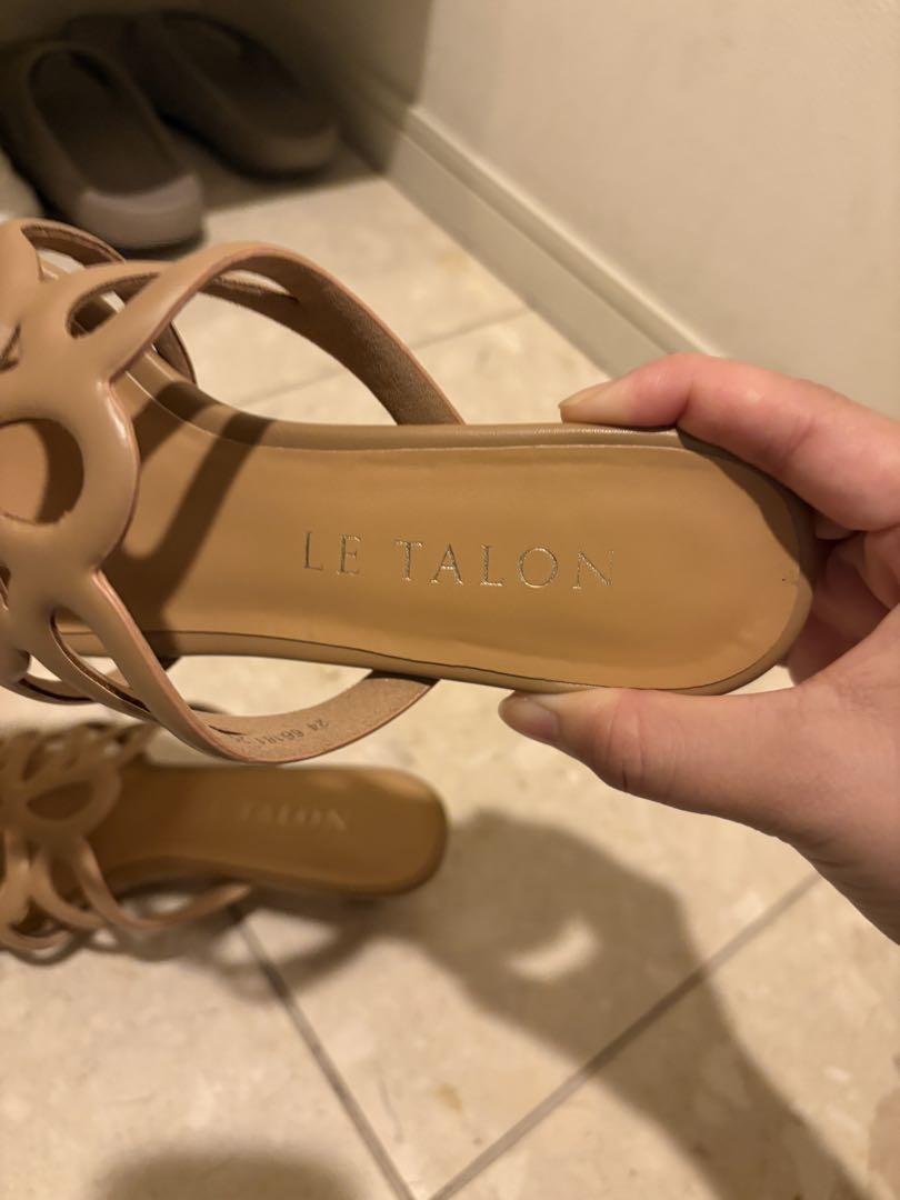 LE TALON 4.5cm カットワークサンダル