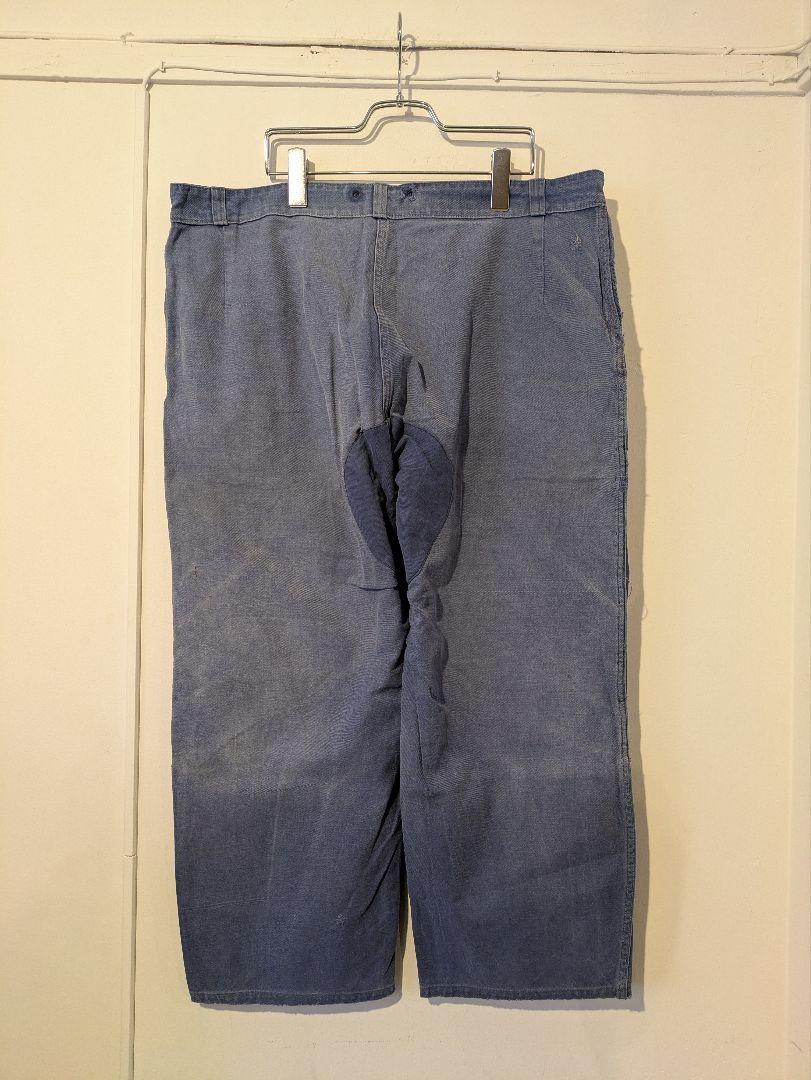 30〜40's フレンチワークコットンツイルパンツ