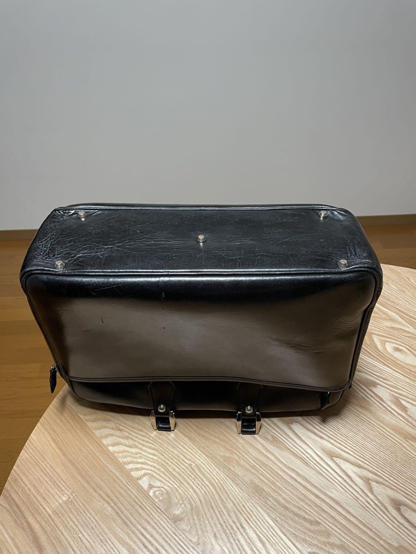 万双　レザー ビジネスバッグ 黒