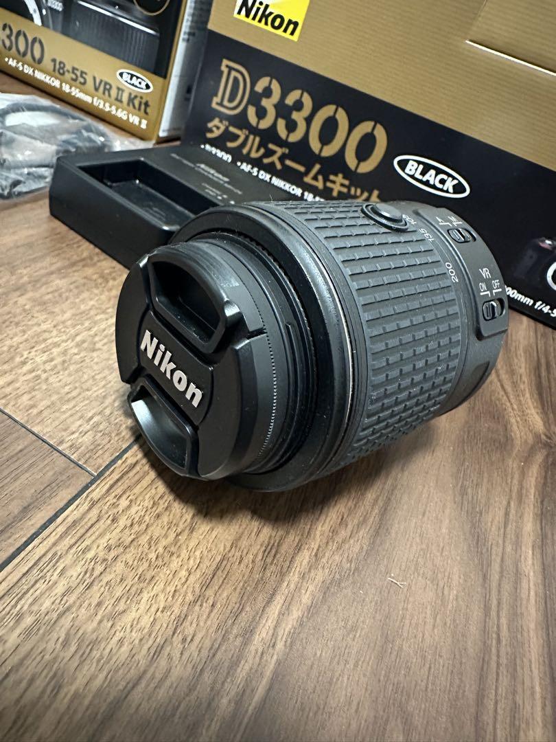 【★週末限定値下げ！美品】Nikon D3300 ダブルズームキット 一眼レフ