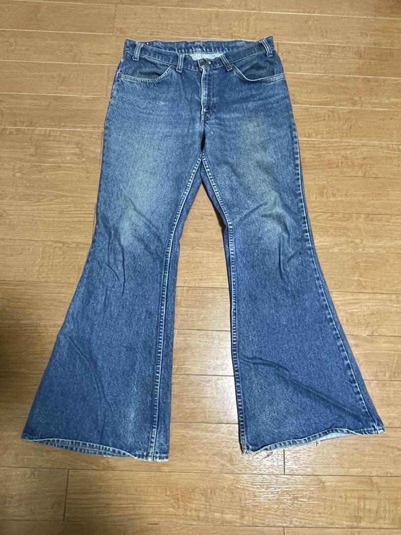 ゼニス新作モデル リーバイス 70s 684 ボタン裏6 ベルボトム パンツ
