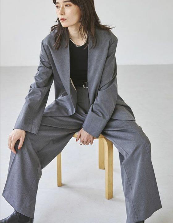 最安値通販 TODAYFUL Heather Wide Trousers C.GRY e5kYj-m15854791390 お買い得低価