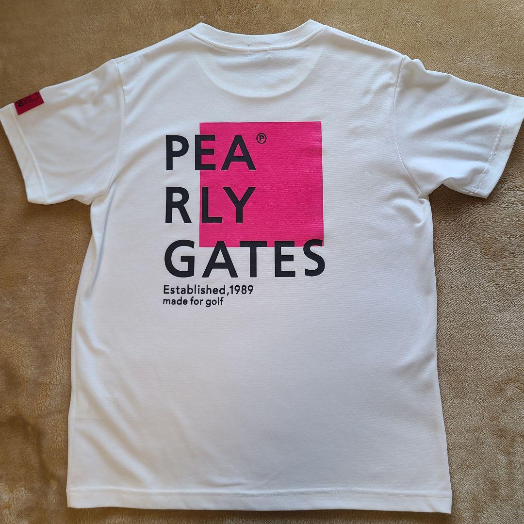 【超美品】PEARLY GATES(パーリーゲイツ) ブランドロゴTシャツ