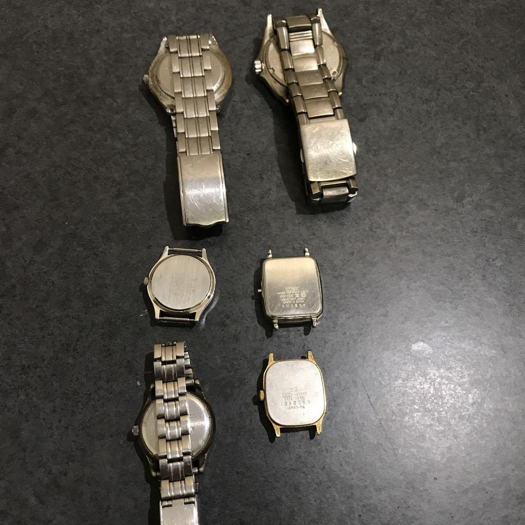 SEIKO CITIZEN ALBA ROOX VEGA 時計 6個まとめ SEIKO CITIZEN ALBA ROOX VEGA 時計 6個まとめ