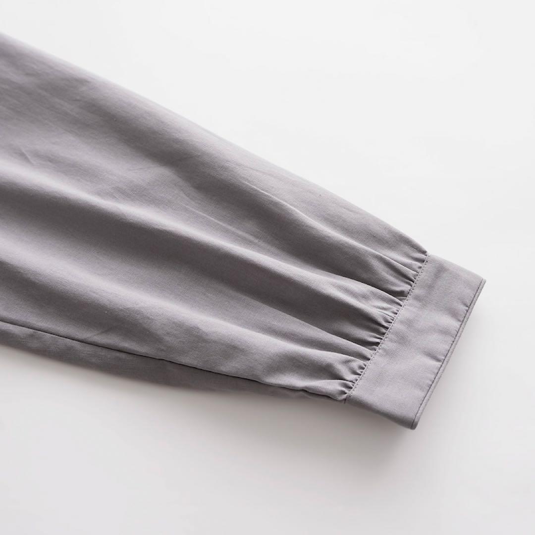 【新品】オローネ シネマプルオーバーシャツ グレー tandey 【新品】オローネ シネマプルオーバーシャツ グレー tandey