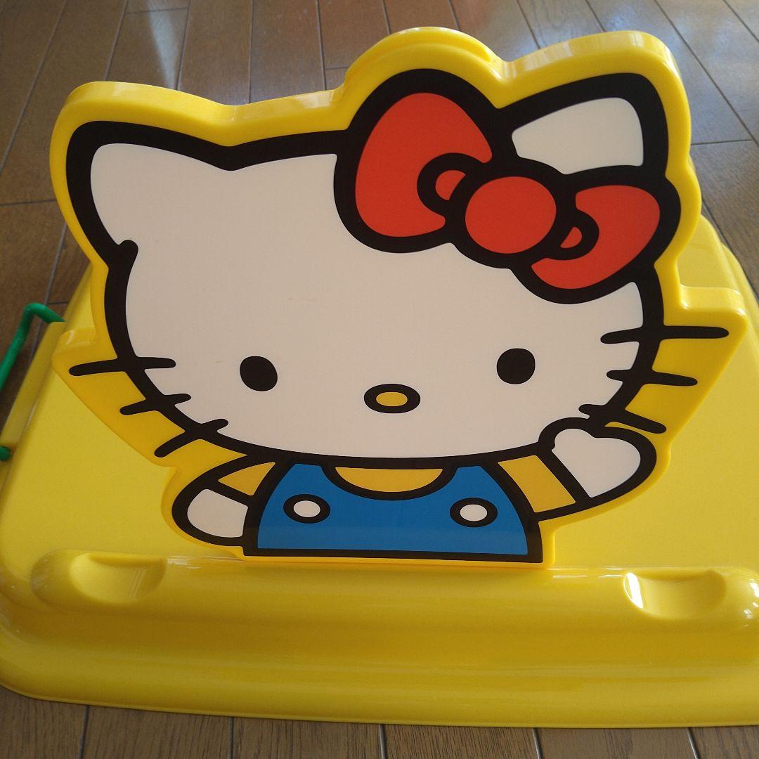 【平成レトロ】新品　ハローキティ　おもちゃ箱　収納ケース　衣装ケース　　コンテナ