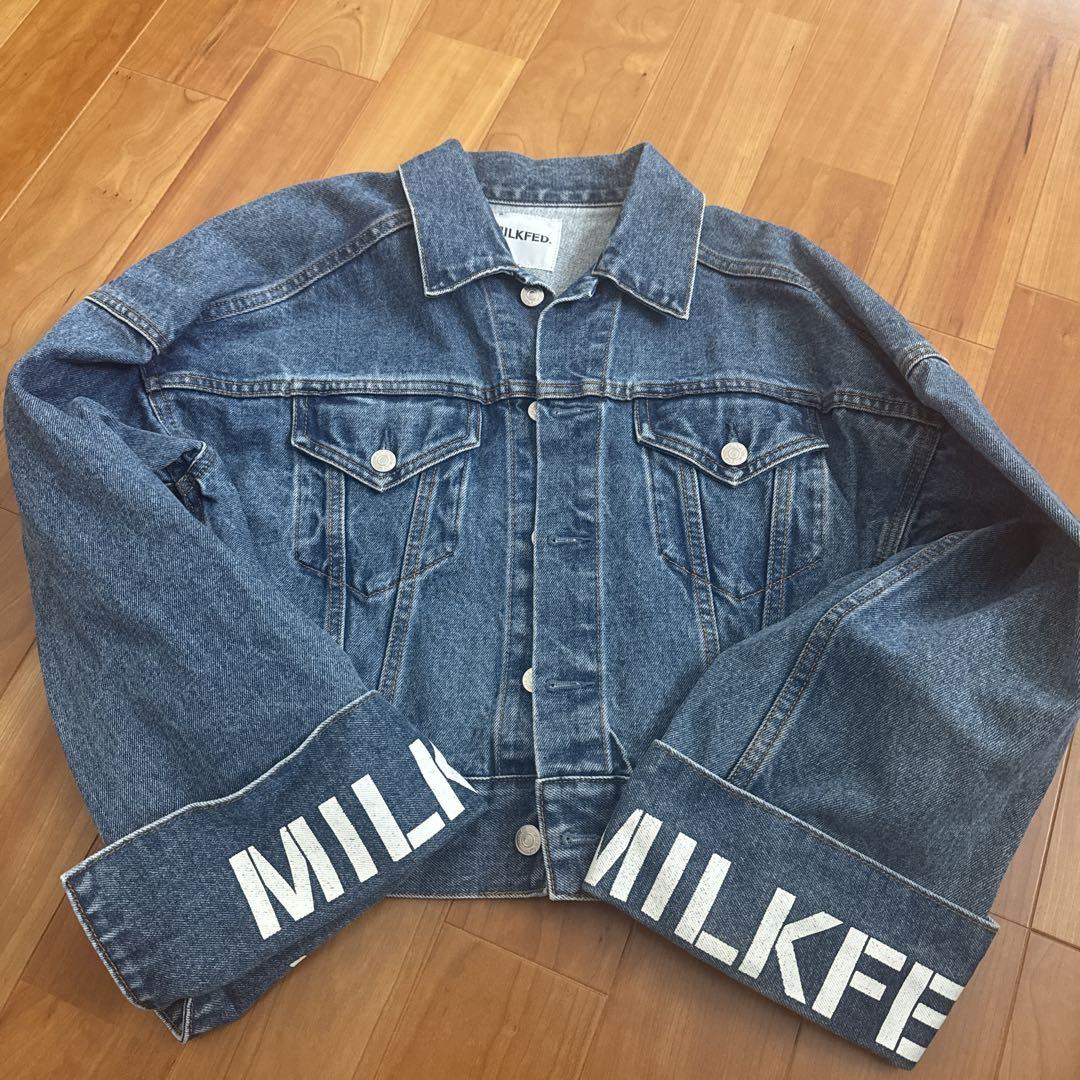 MILKFED. クロップドデニムジャケット