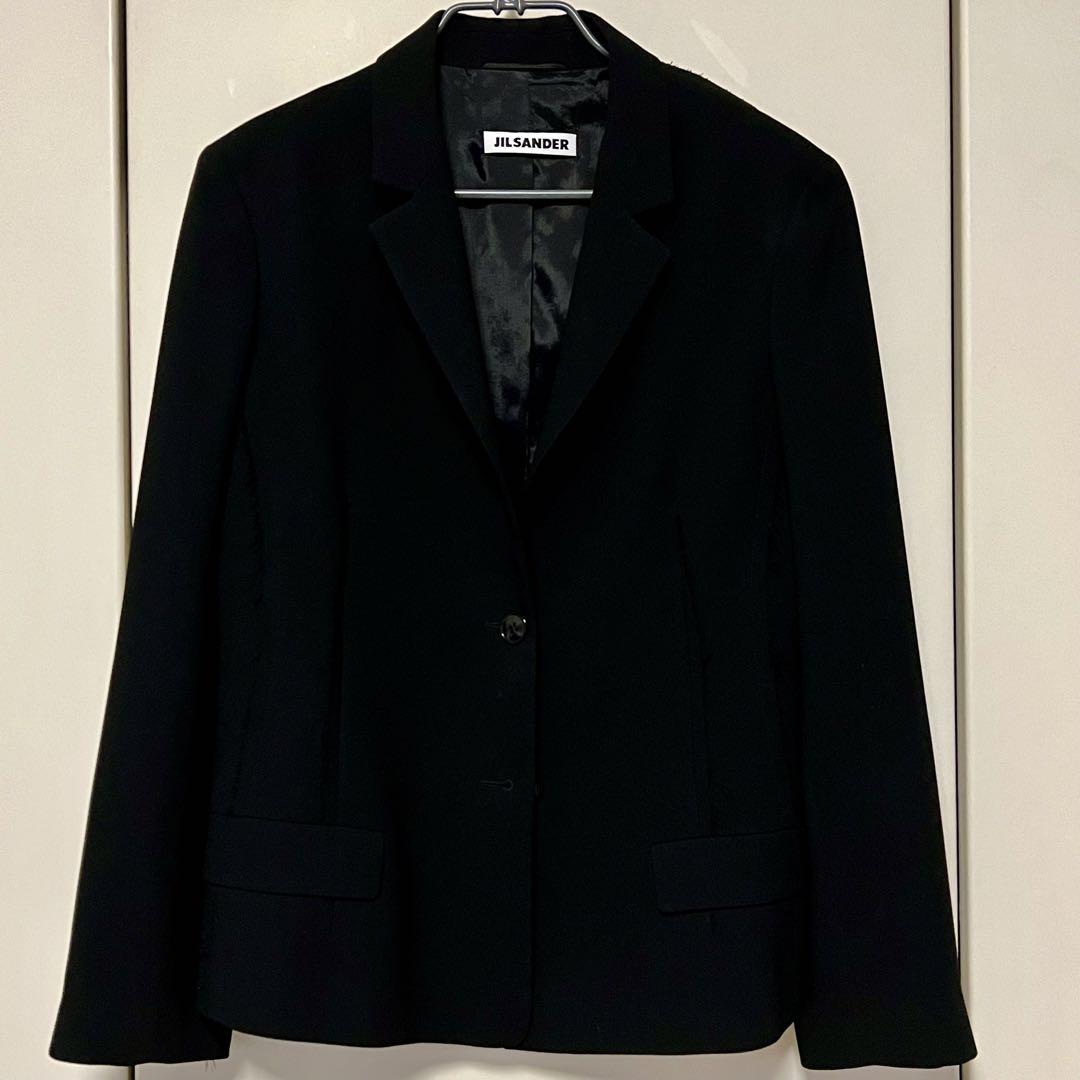 ジルサンダー テーラードジャケット ネイビー 36 JIL SANDER テーラードジャケット サイズ36