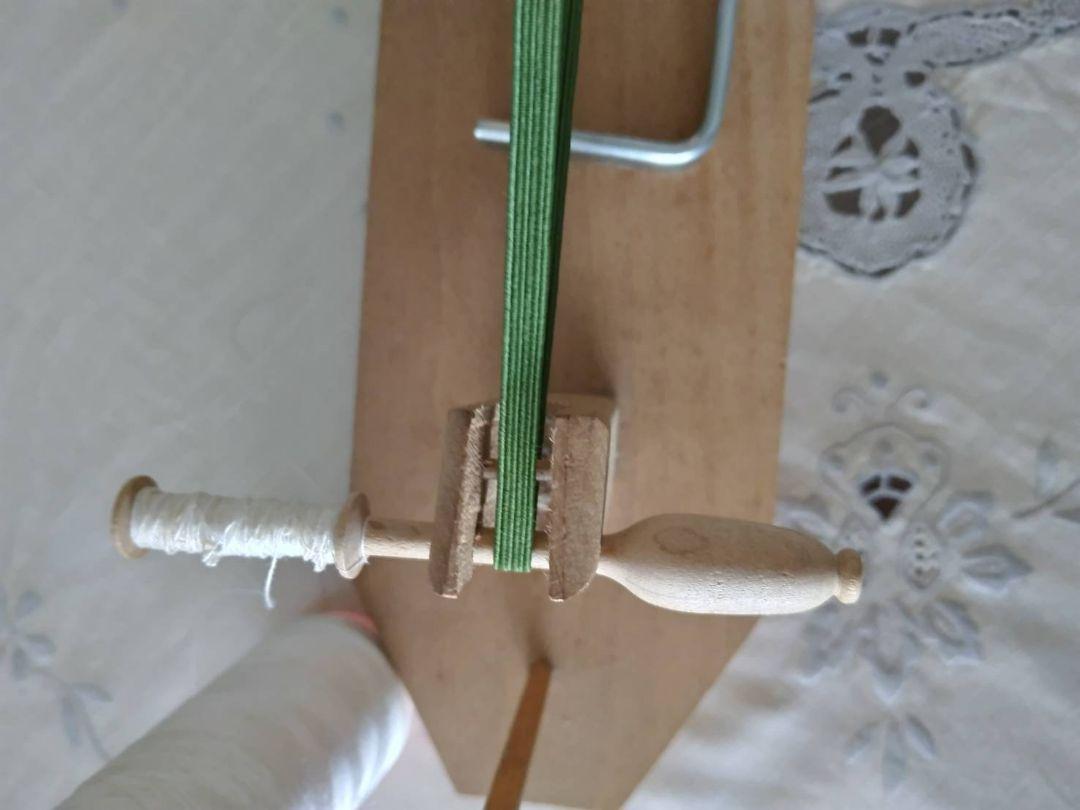木製 糸巻き機 ボビンレース用