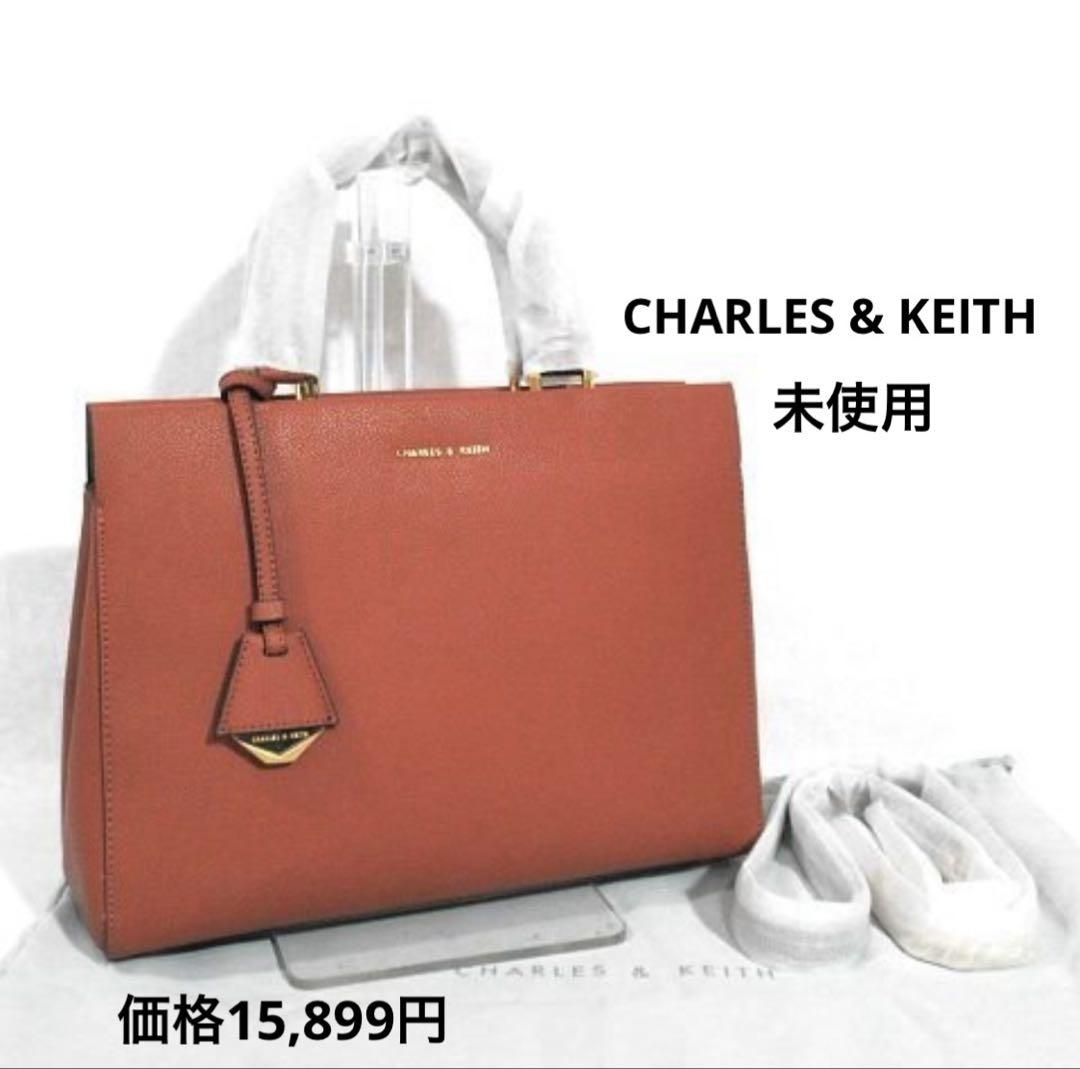 未使用 CHARLES & KEITH 2way ミラベルストラクチャー バッグ