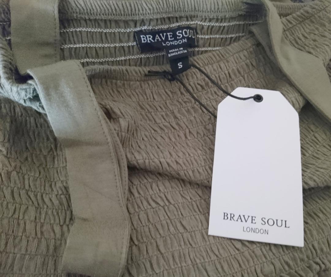 英国インポート♡asosセレクトbrave soul オールインワン カーキ