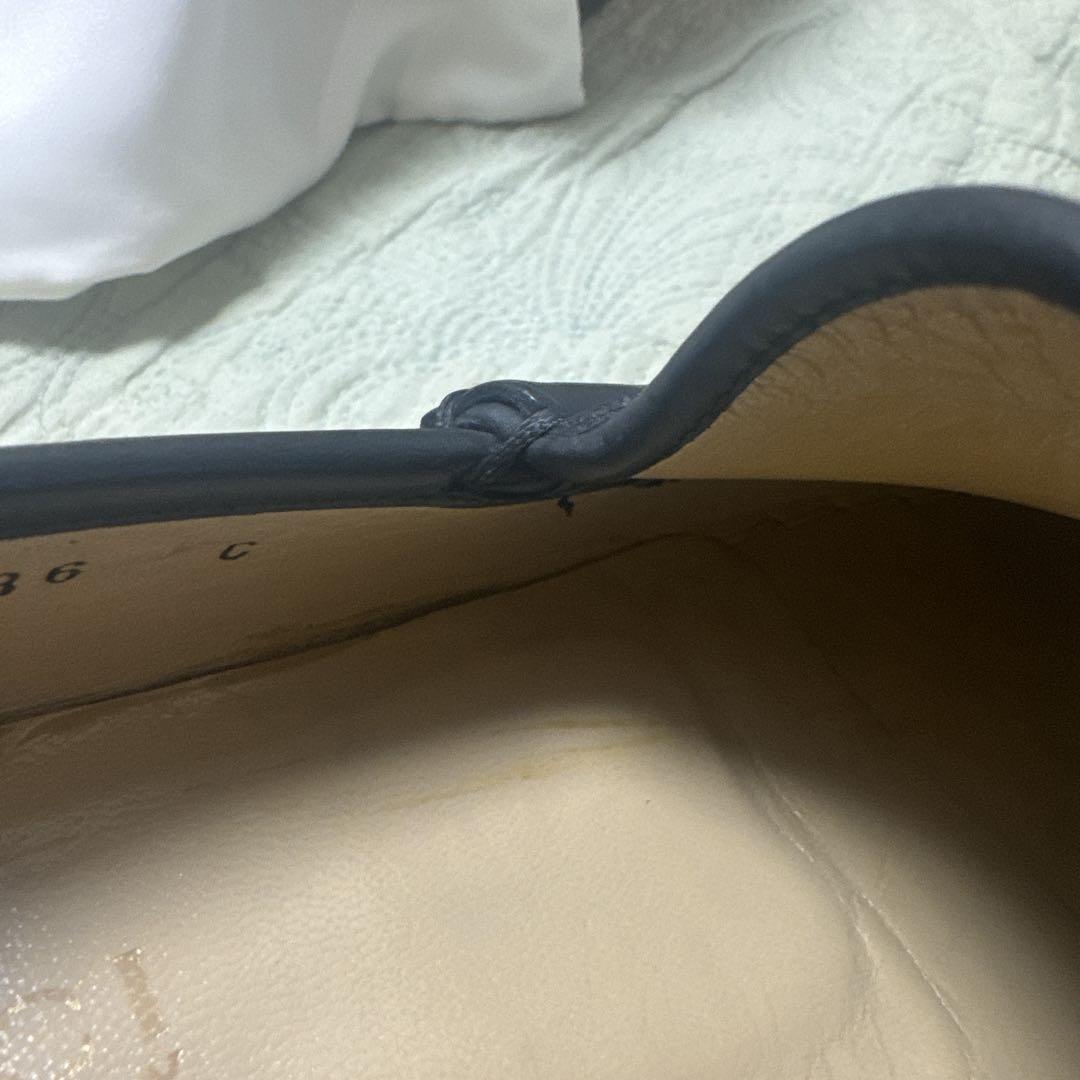 GUCCI ホースビット　ローファー　ブラック　レザー　36.5