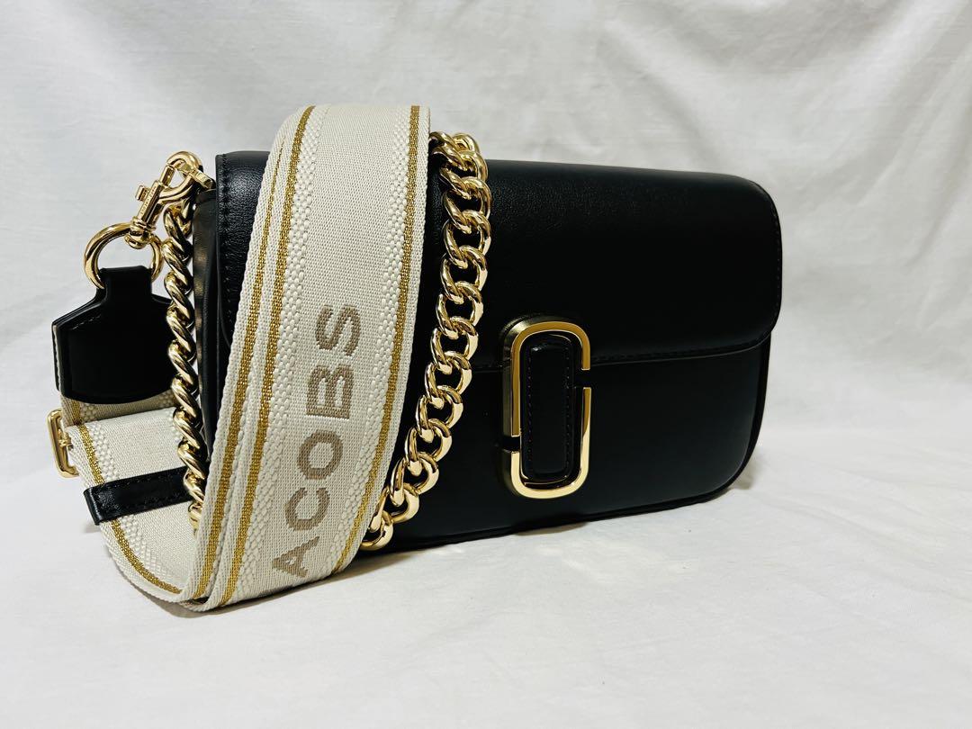 新作・完売注意 【Marc Jacobs】 Jマーク サドルバッグ ブラック マーク・ジェイコブス】ザ レザーカバードJマークサドルバッグ