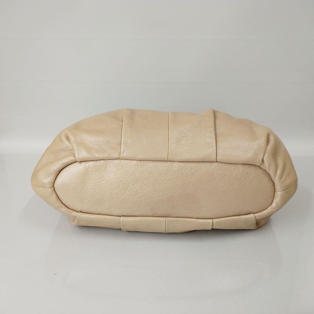 2502-181｜美品｜コーチ 2WAY ハンドバッグ レザー ベージュ