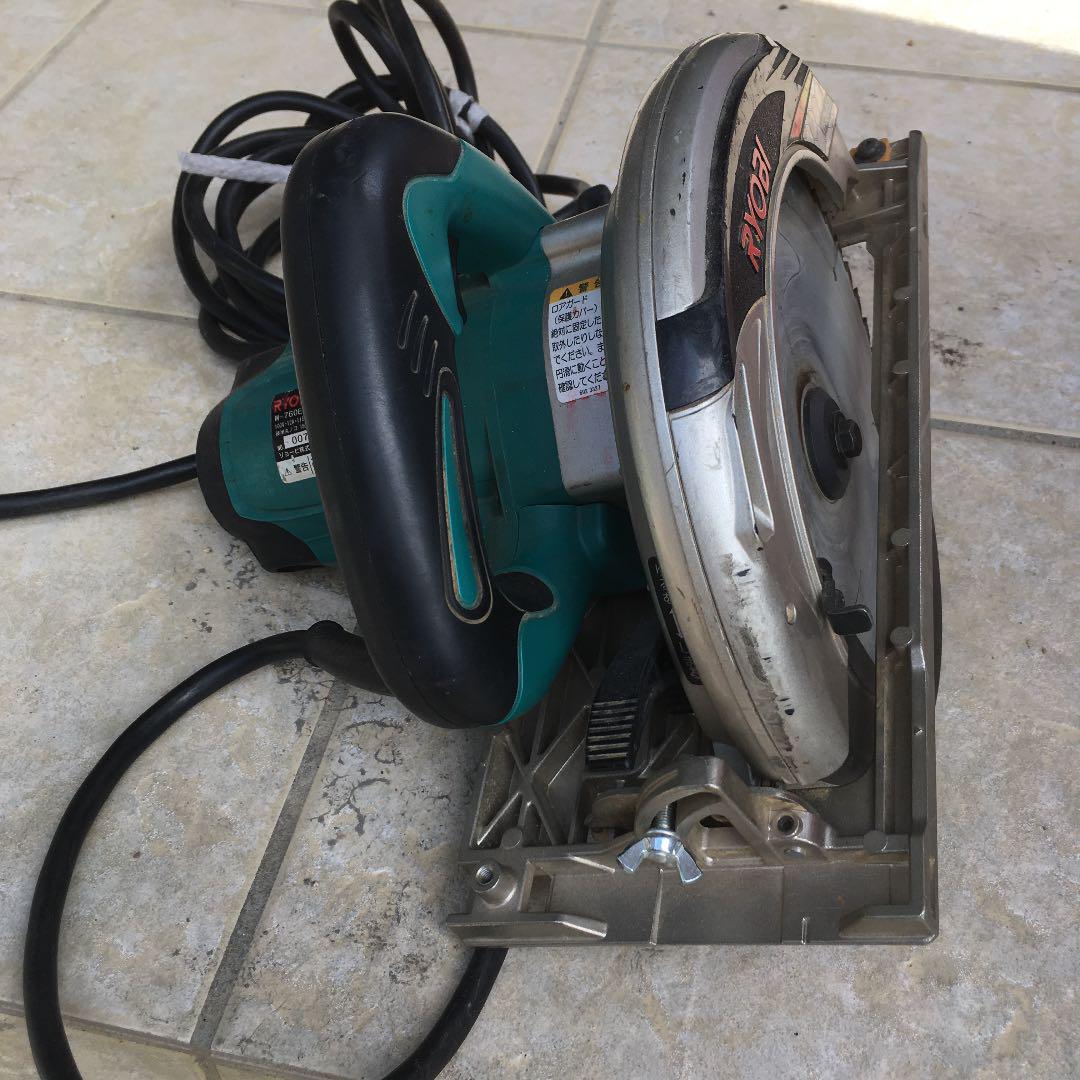RYOBI 電動丸ノコW-760ED 丸のこ RYOBI 電動丸ノコW-760ED 丸のこ
