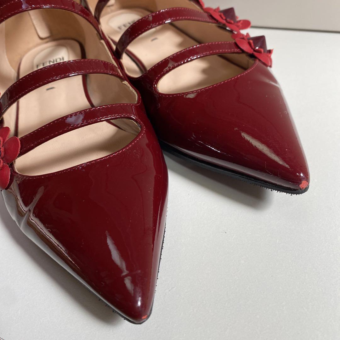 匿名発送☆ FENDI フラワーシリーズ フラットシューズ 36 - メルカリ