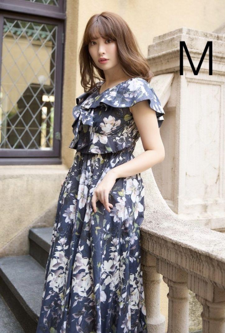 Herlipto Anemone Ruffled Long Dress M