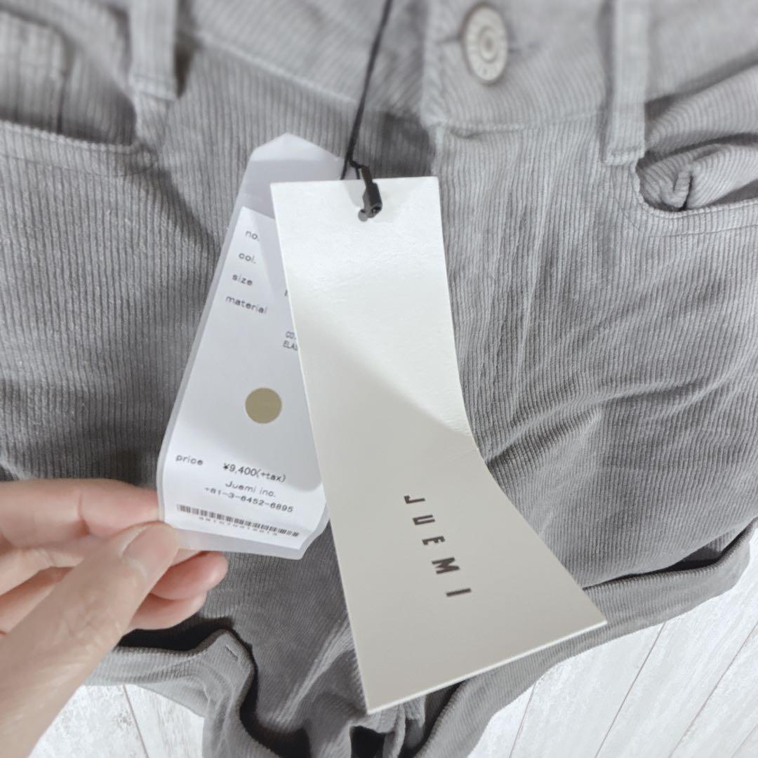 美品 JUEMI 【M】 新品 タグ付き ショートパンツ グレー