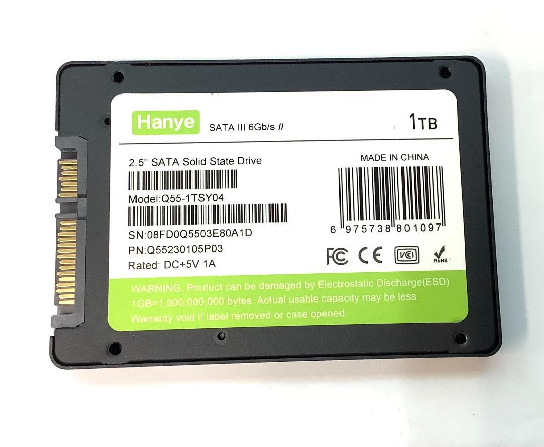 ②-W860 Hanye SATA 1TB SSD 2.5 1点