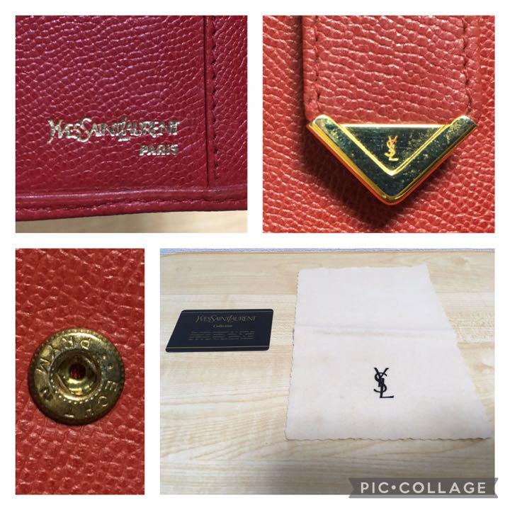 ✴️綺麗 イヴ・サンローラン 折り財布 人気